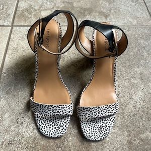 Size 10 Francesca’s animal print heels